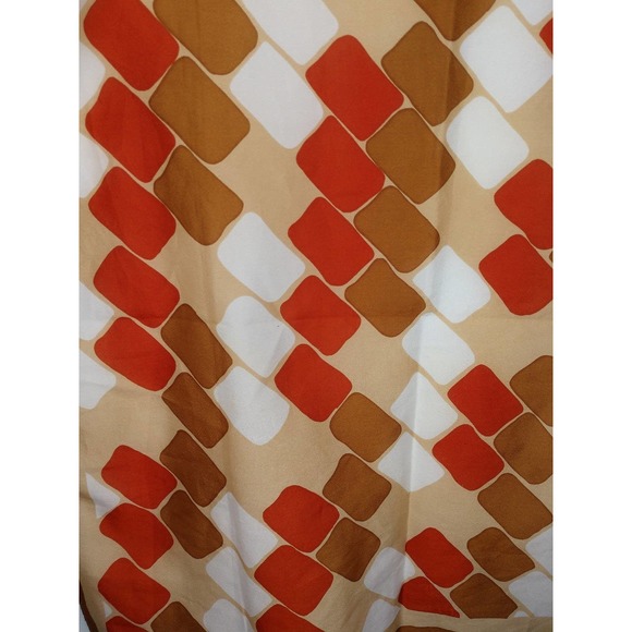 Giancarlo Paoli Scarf Terra Cotta Rust Cream - Picture 5 of 8